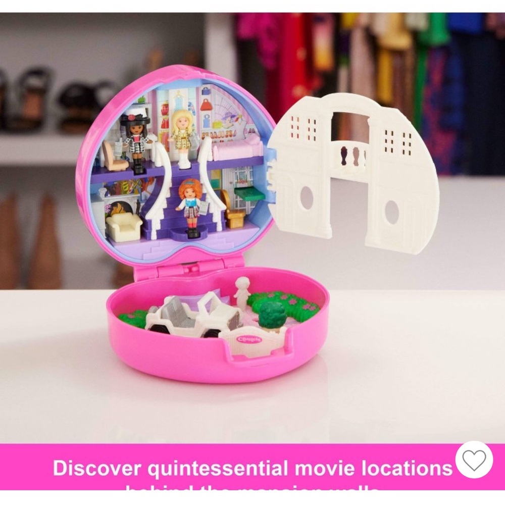 Nwt Polly Pocket Clueless Compact Playset - Picture 2 of 3
